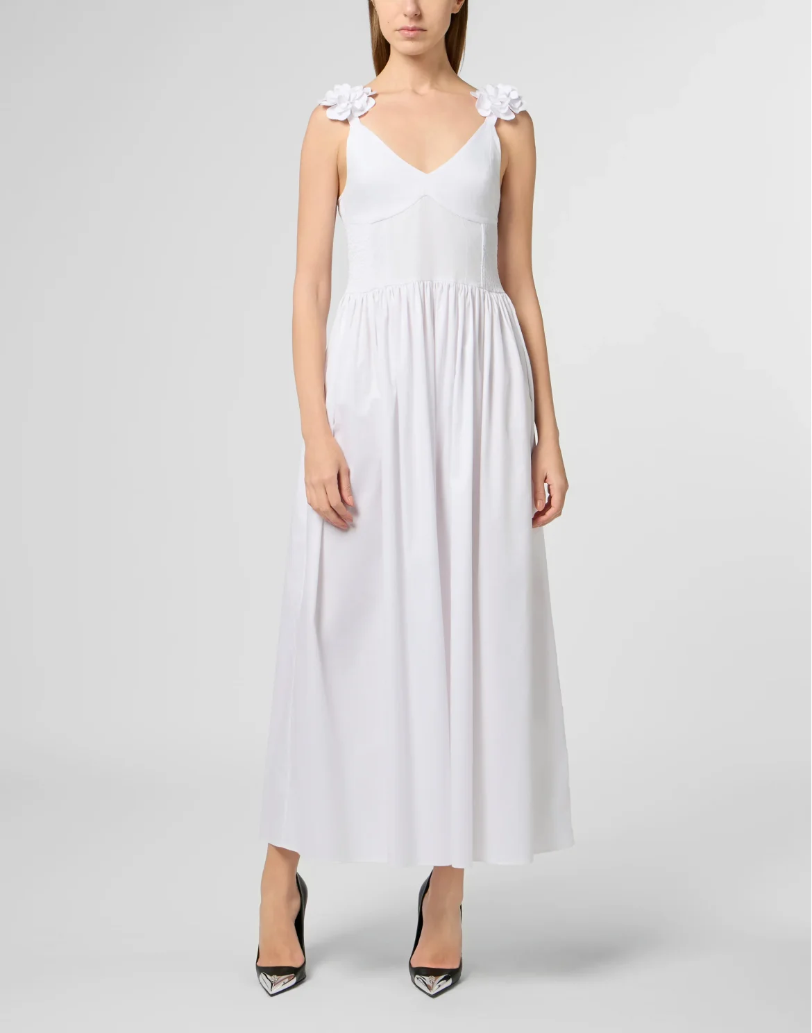 Long Dress Roses, цвет: Белый