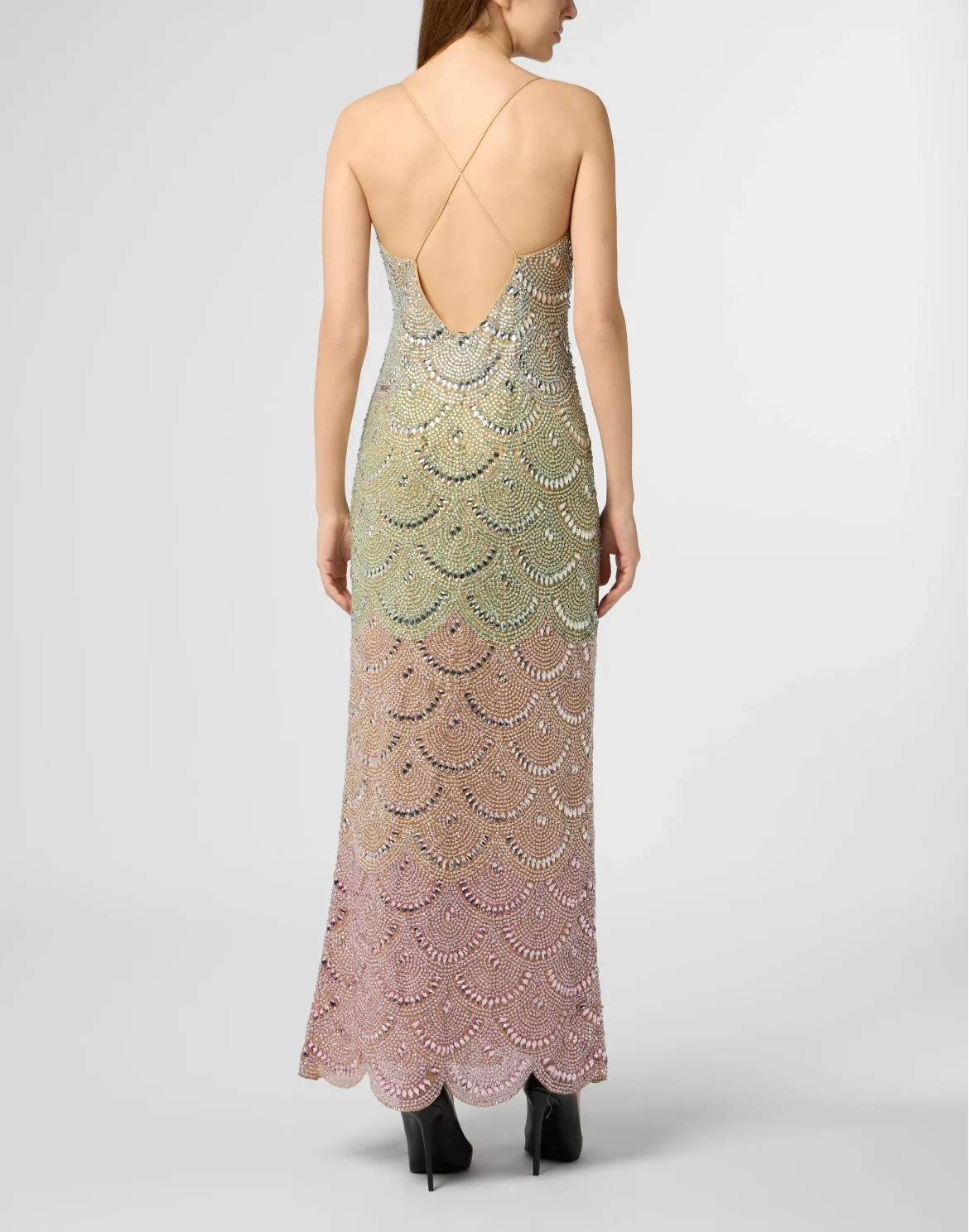 Long Dress Multicolor Waves, цвет: Мультиколор