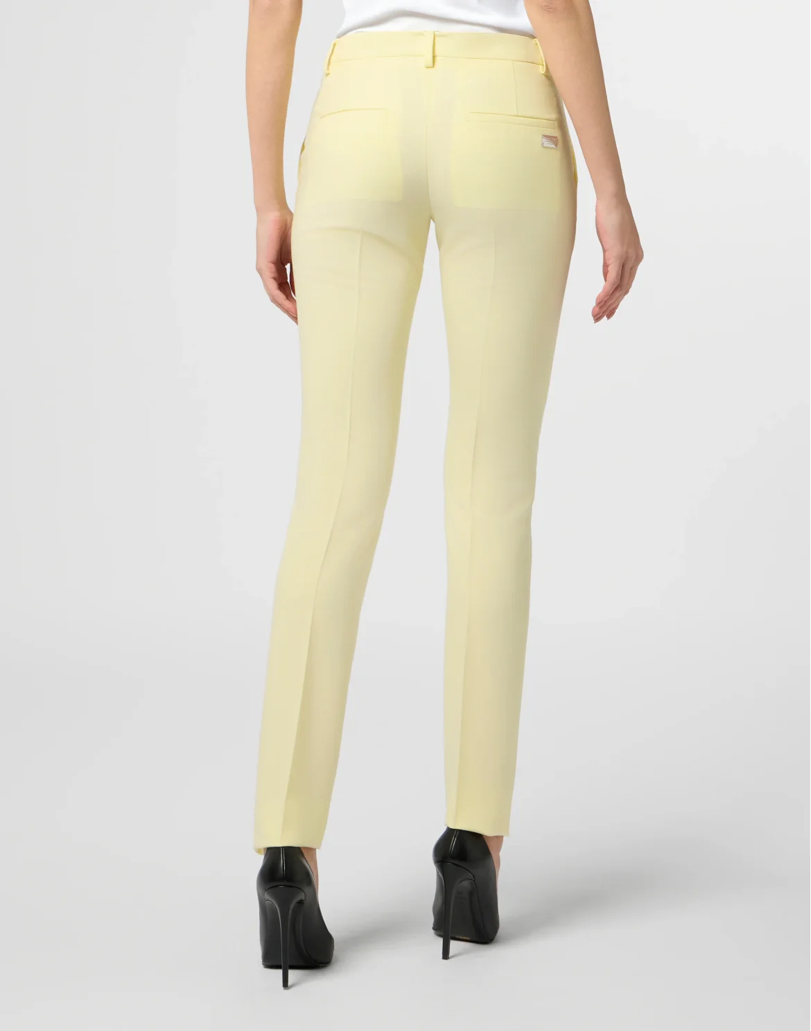 Wool Office Trousers Regular Waist, цвет: Желтый