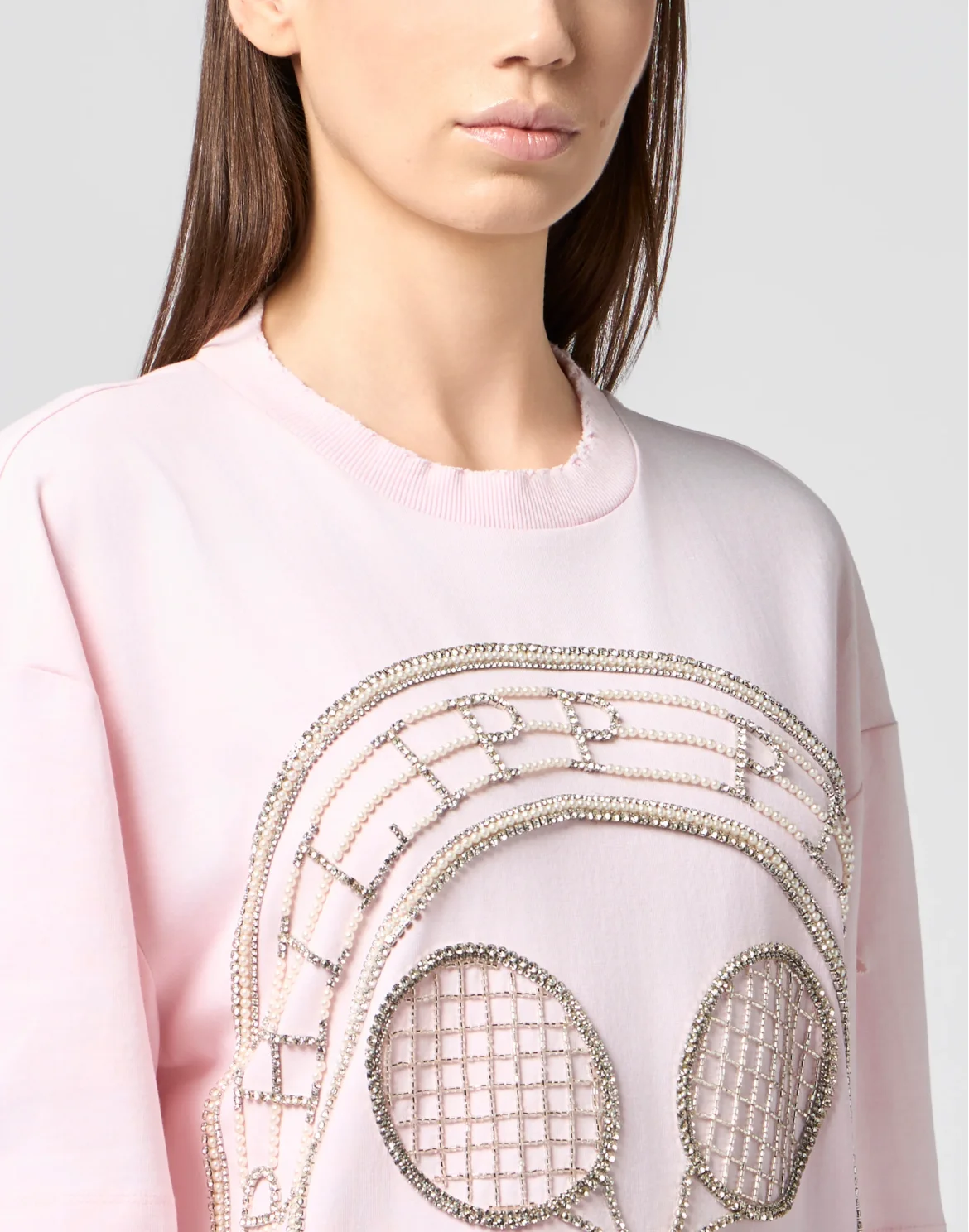 Open Back T-Shirt Mini Dress Tennis Club, цвет: Розовый