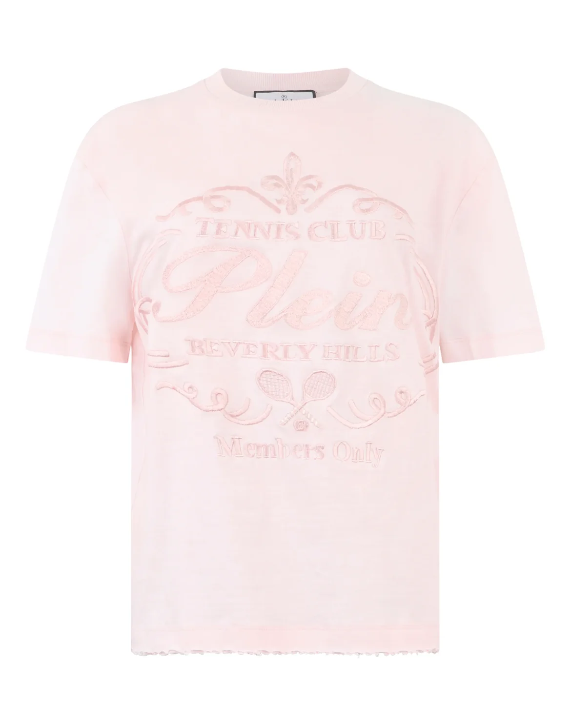 Washed Man Fit T-Shirt Tennis Club, цвет: Розовый