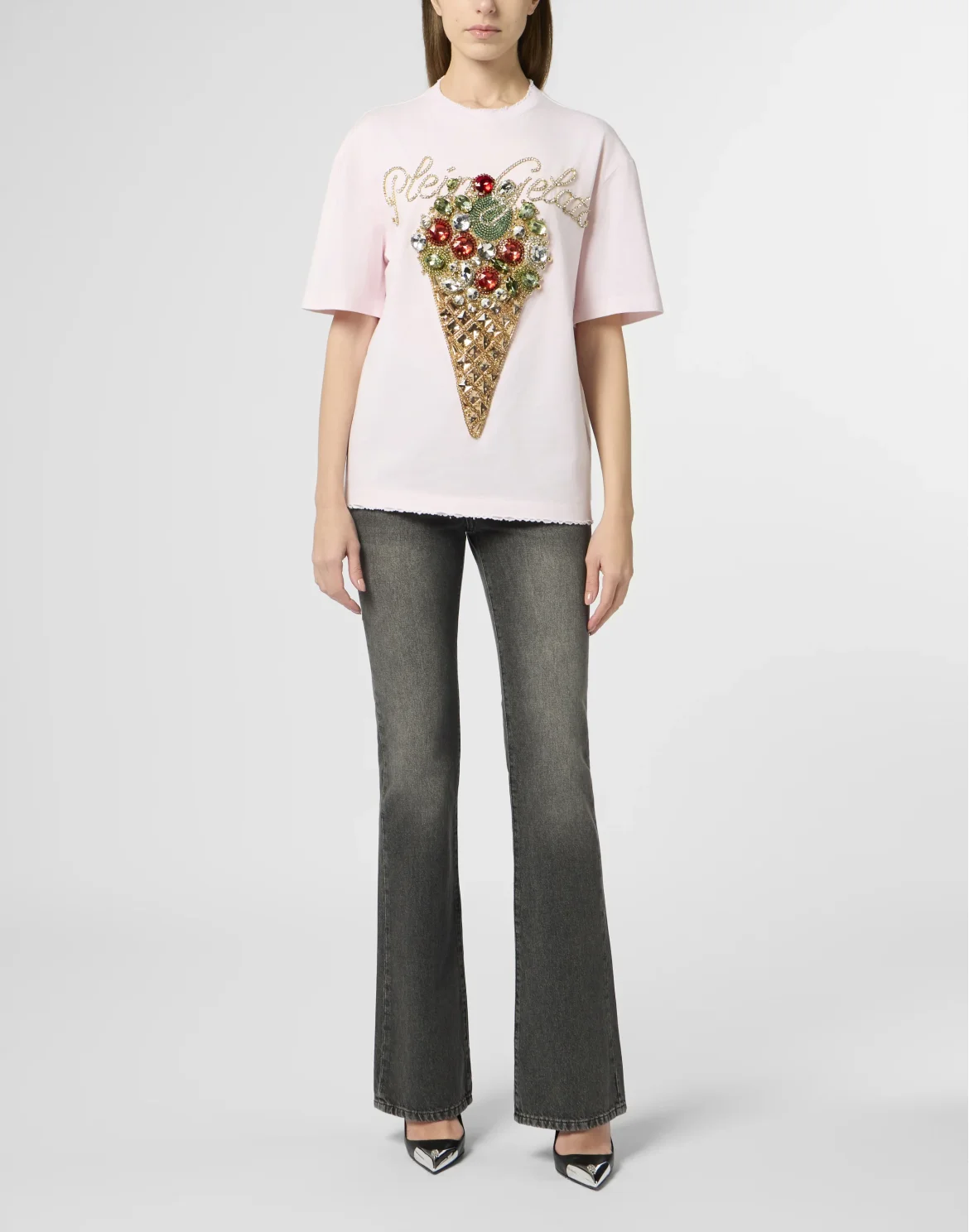 Washed Man Fit T-Shirt Gelato, цвет: Розовый