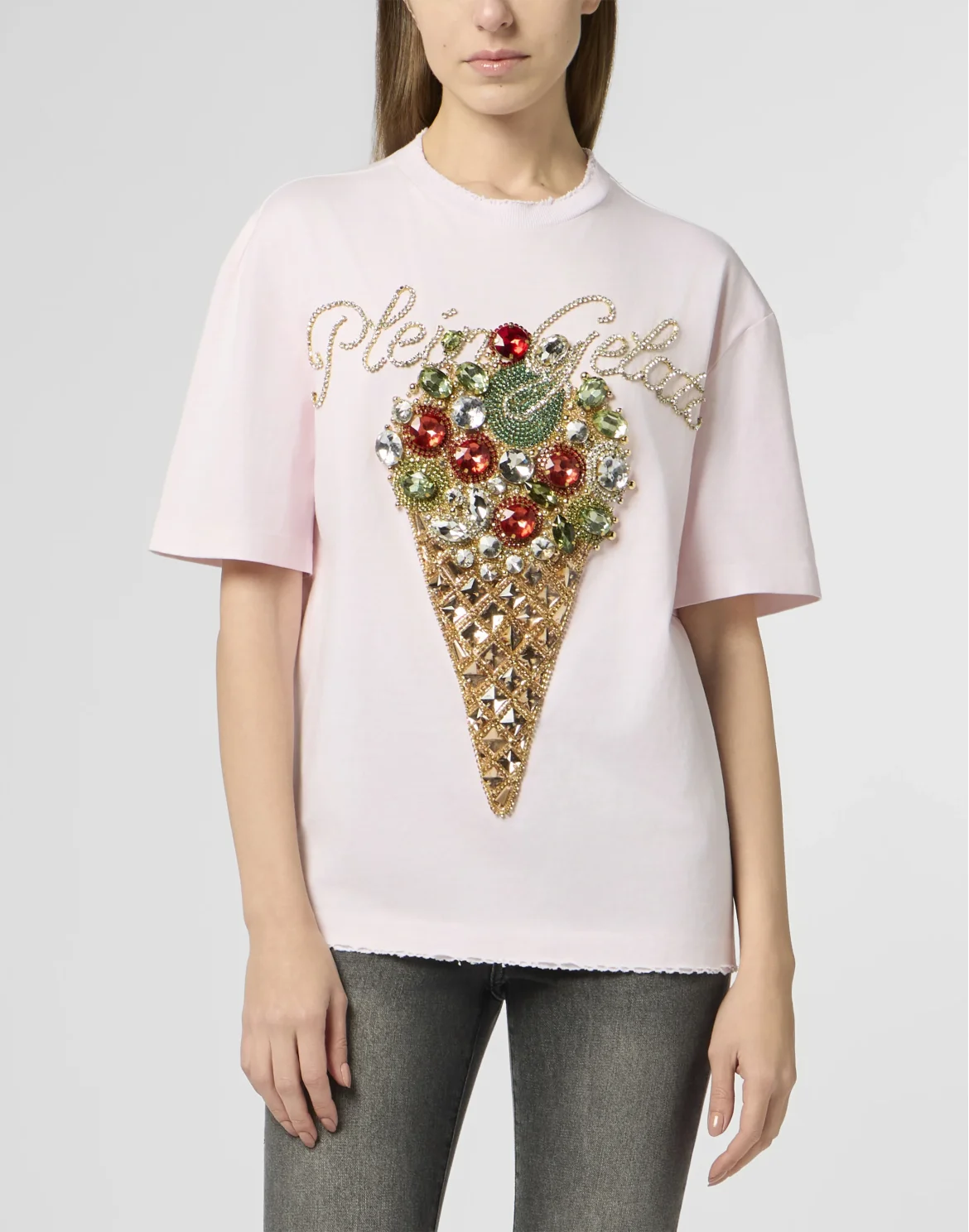 Washed Man Fit T-Shirt Gelato, цвет: Розовый