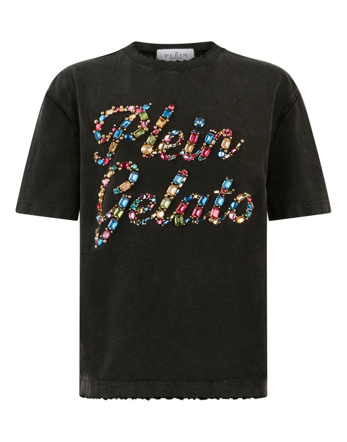 Man Fit T-Shirt Plein Gelato Stones, цвет: Черный
