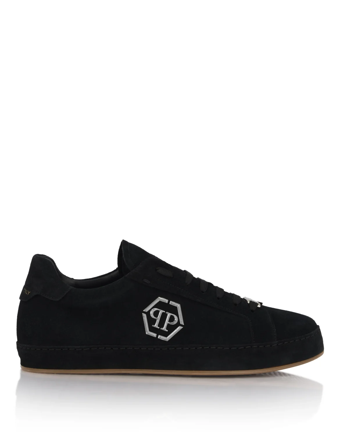 Suede Low-Top Sneakers Plein Royal, цвет: Черный