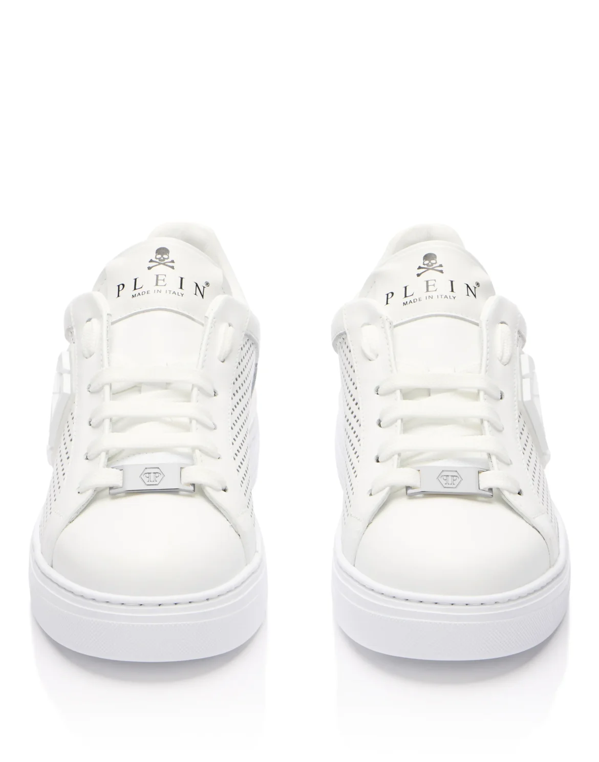 Nappa Low-Top Sneakers, цвет: Белый