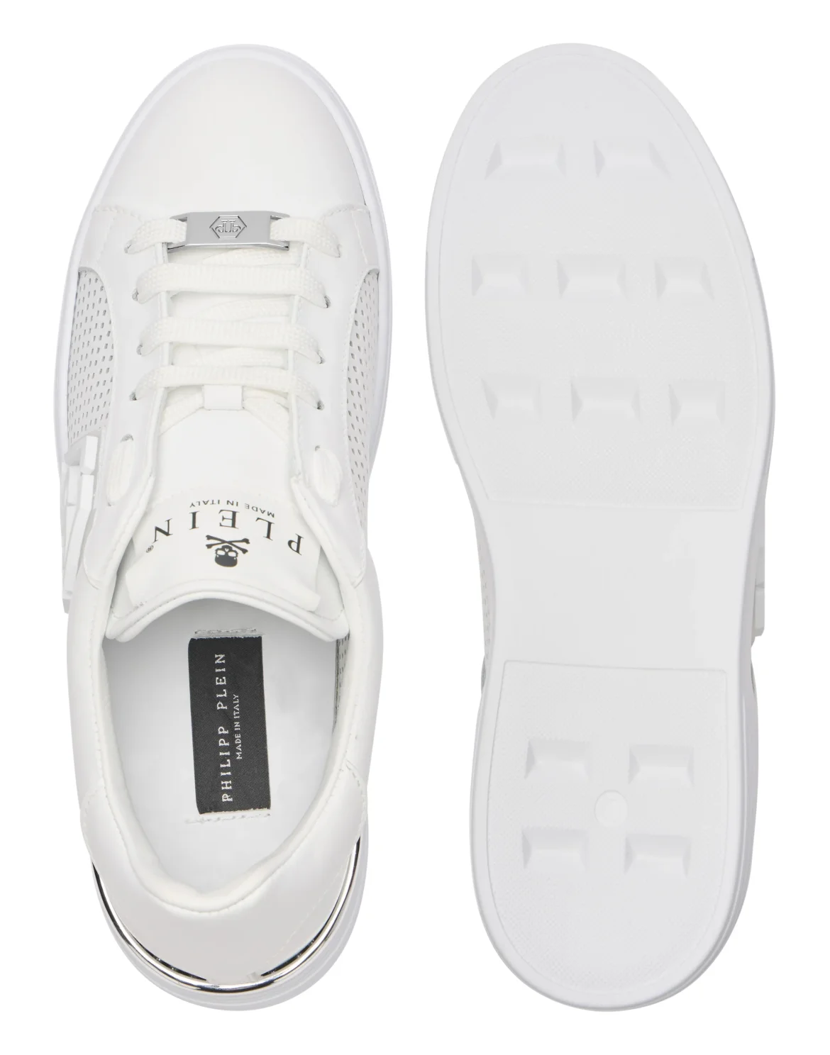 Nappa Low-Top Sneakers, цвет: Белый