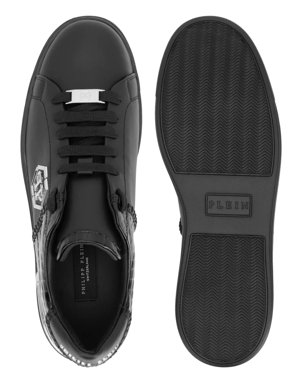 Low-Top Sneakers ICON Cocco Mix, цвет: Черный