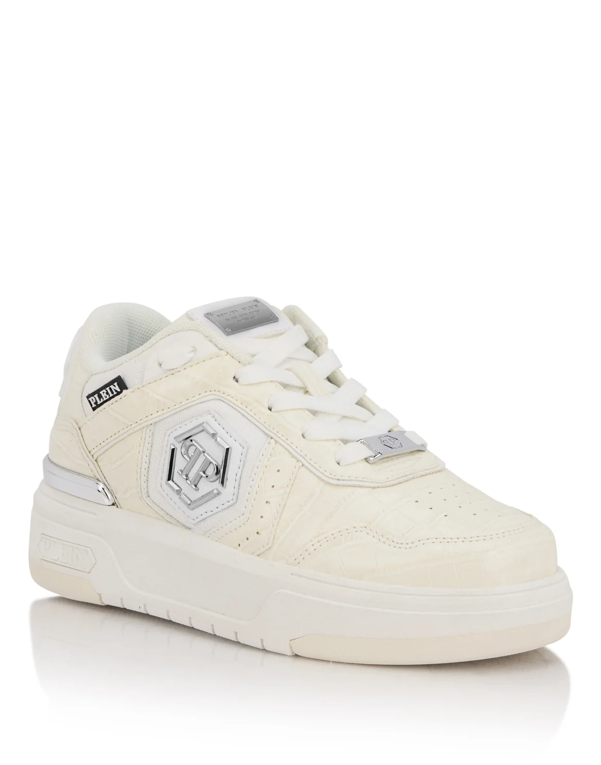Low-Top Sneakers SK8R PLEIN Cocco, цвет: Белый