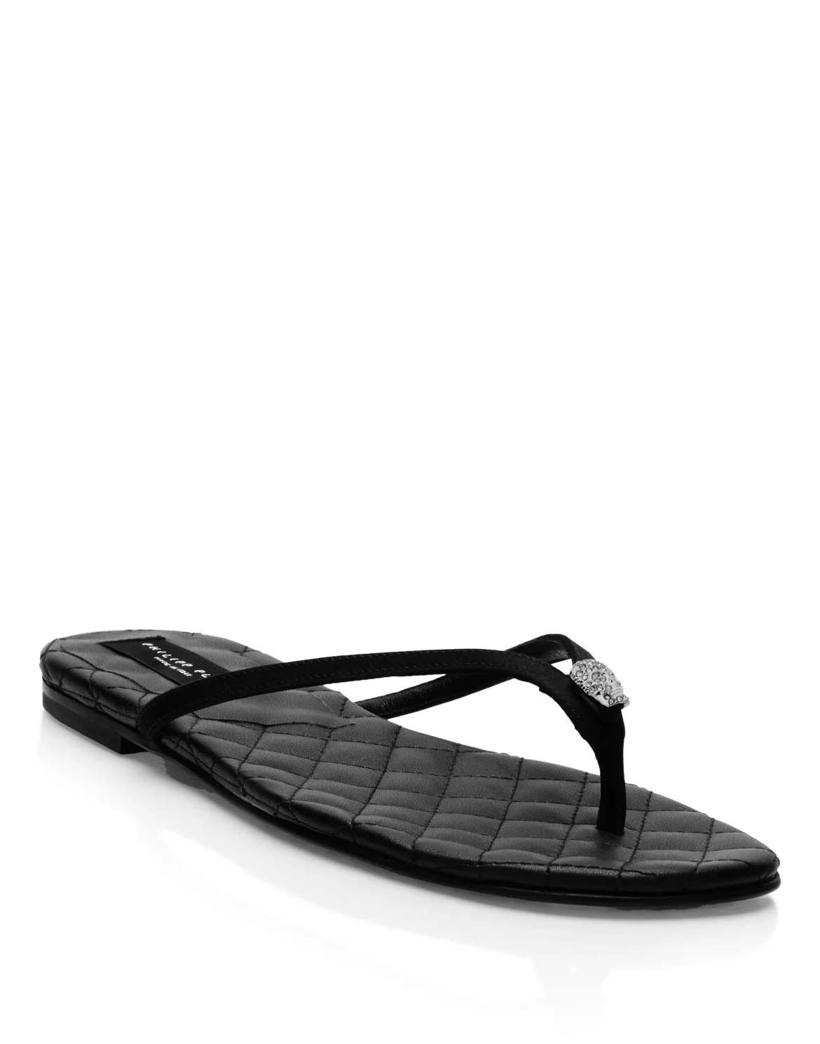 Flat Sandals Skull, цвет: Черный