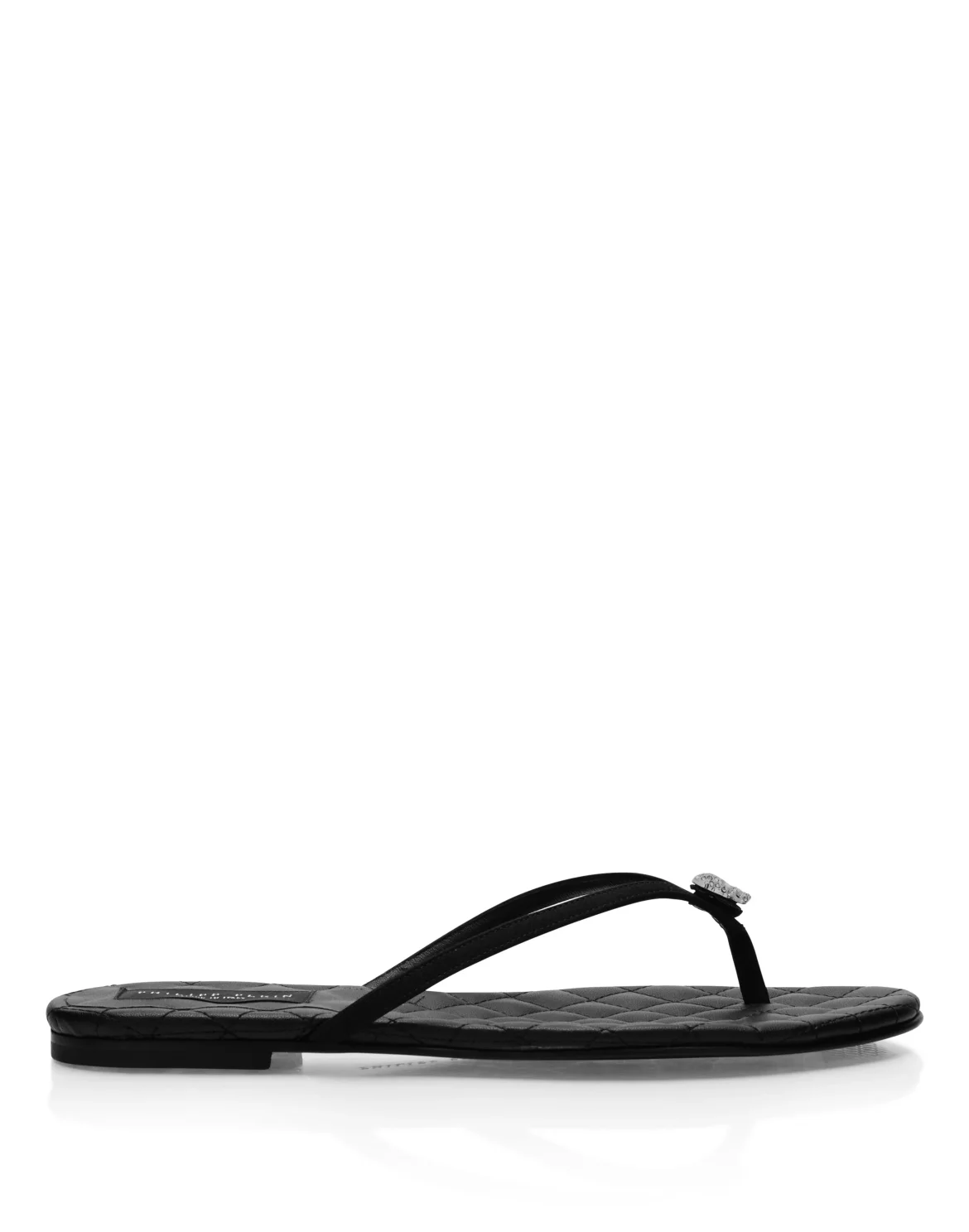 Flat Sandals Skull, цвет: Черный
