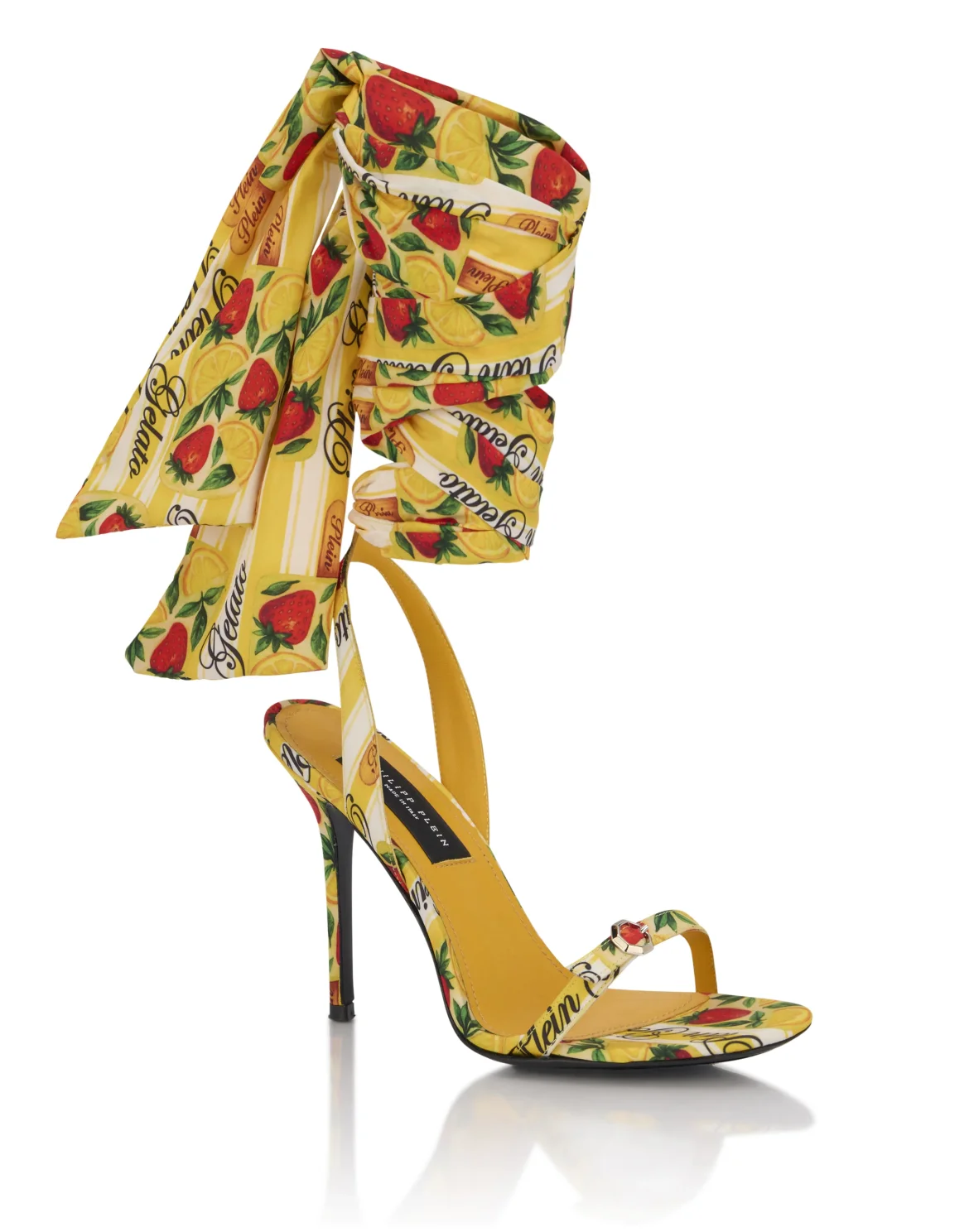 Satin High Heels Sandals Gelato, цвет: Желтый