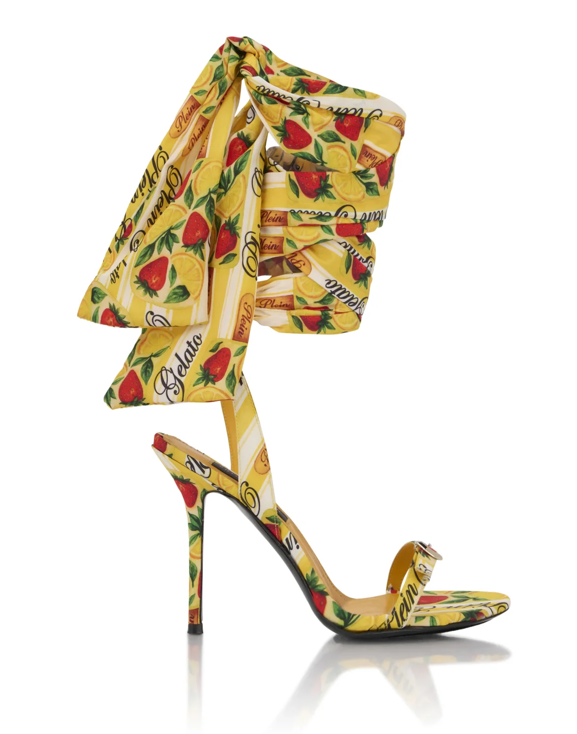 Satin High Heels Sandals Gelato, цвет: Желтый