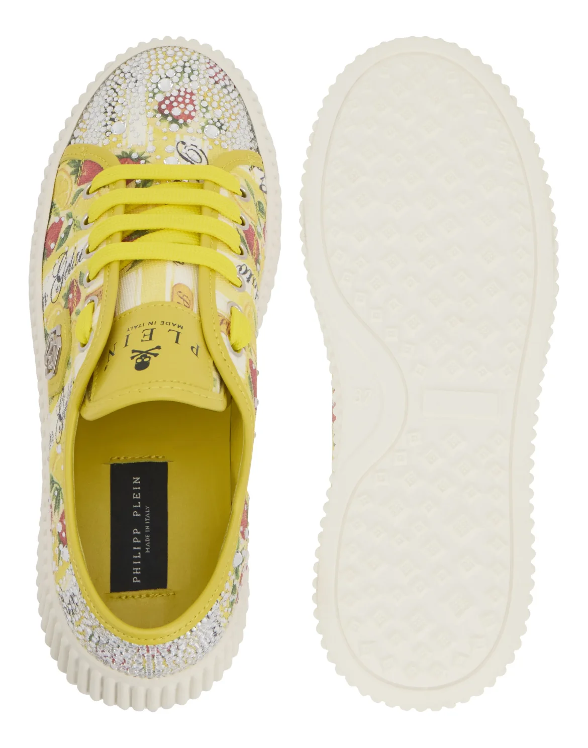 Low-Top Platform Sneakers Ice Cream, цвет: Желтый