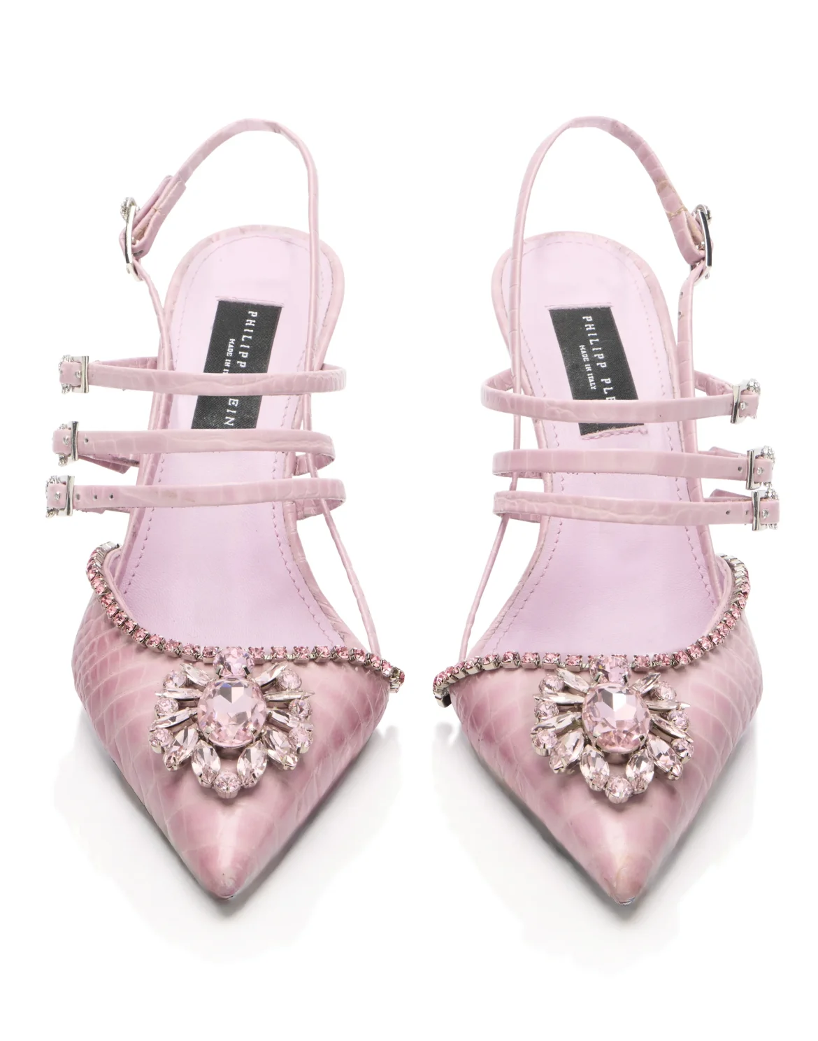 High Heels Slingbacks Cocco Broche 85, цвет: Розовый
