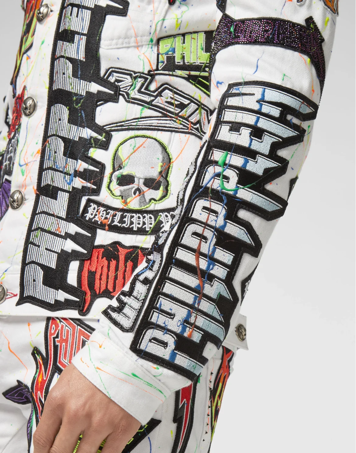 Denim Jacket Rock PP, цвет: Белый