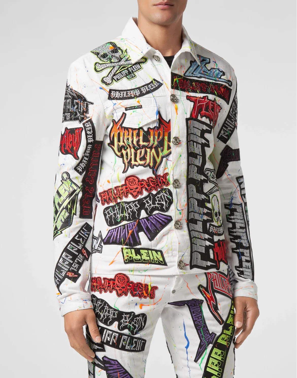Denim Jacket Rock PP, цвет: Белый