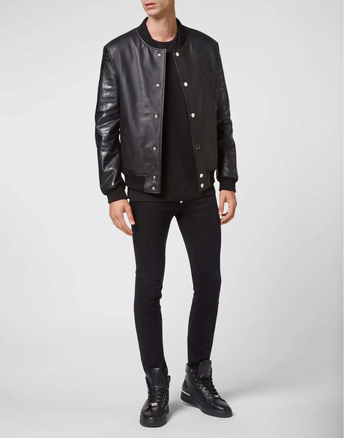 Python Bomber Luxury, цвет: Черный