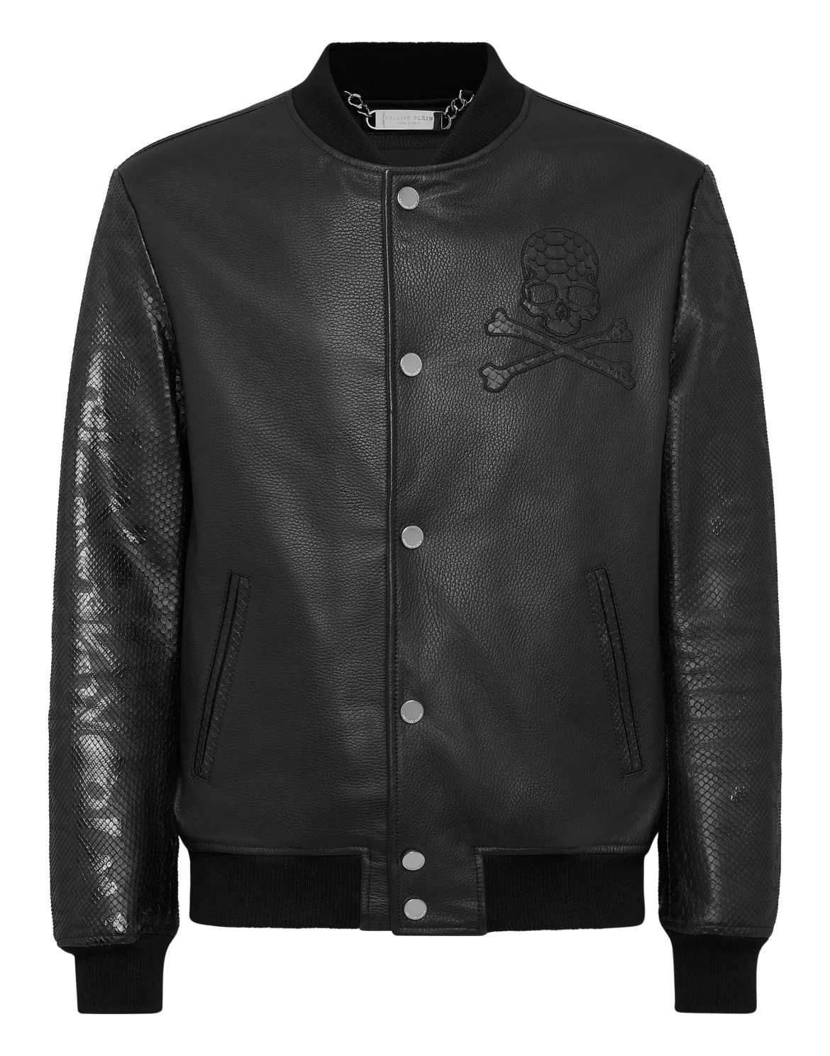 Python Bomber Luxury, цвет: Черный