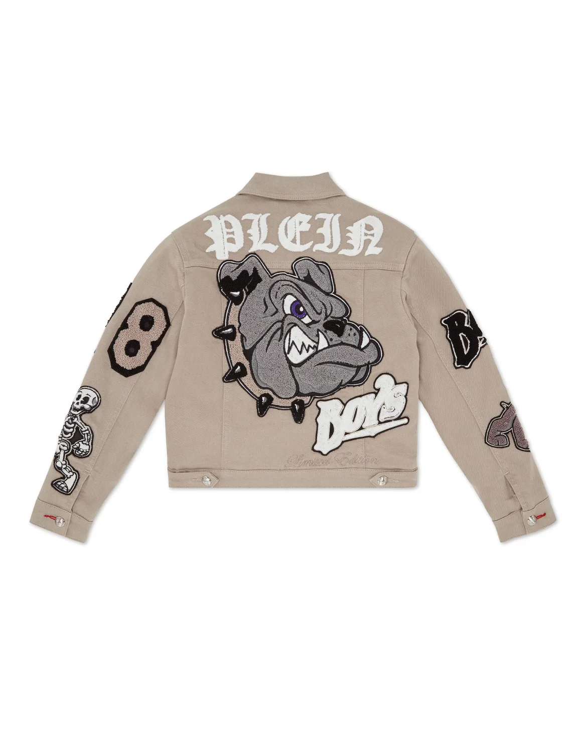 Denim Jacket Bulldogs, цвет: Бежевый