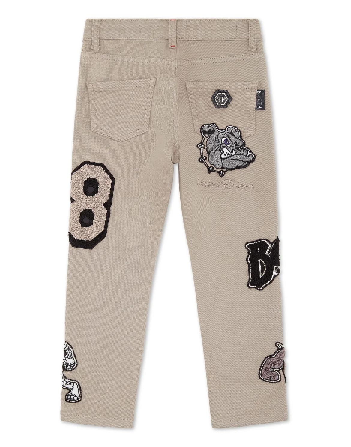 Denim Trousers Super Straight Cut Bulldogs, цвет: Бежевый