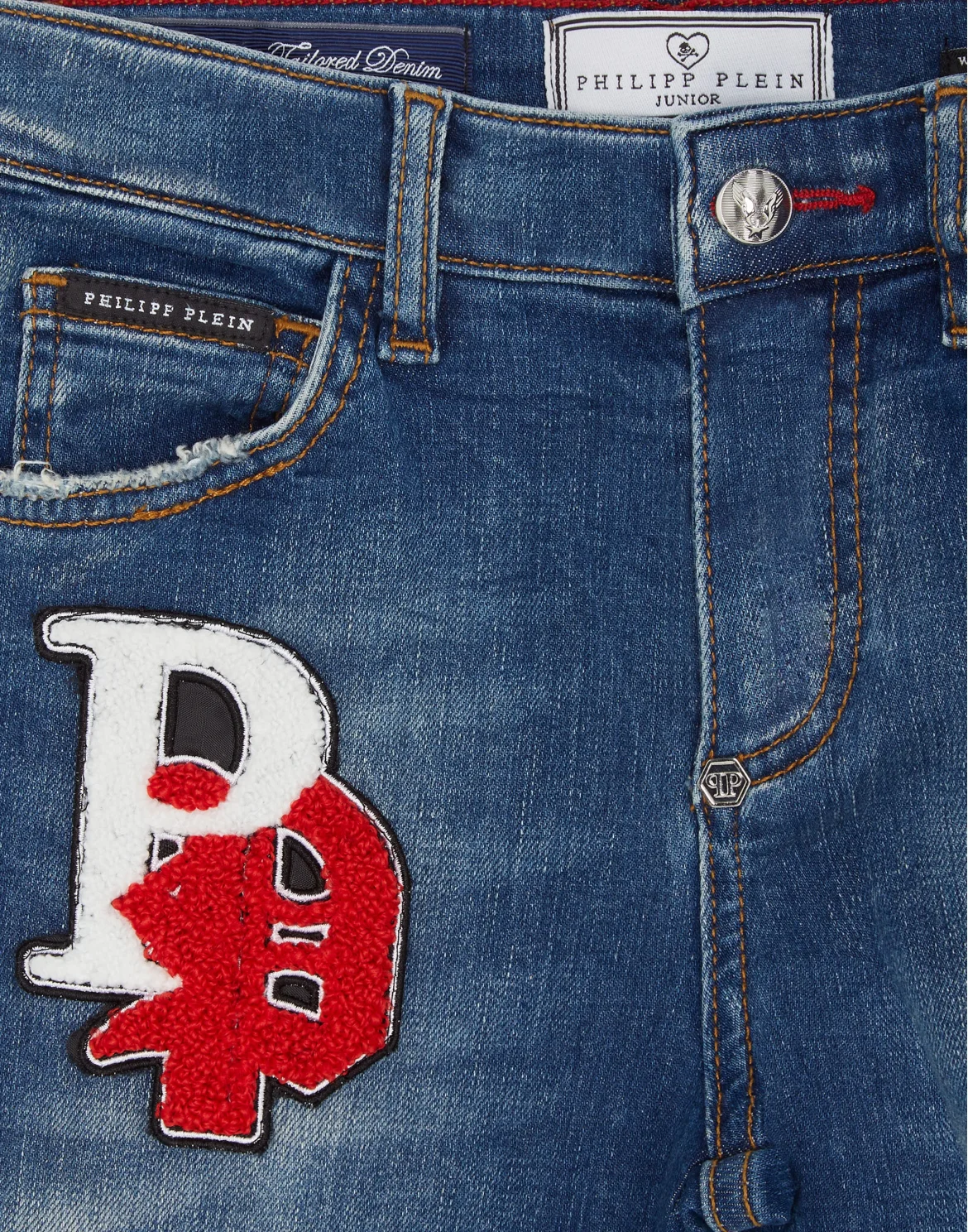Denim Trousers Super Straight Cut Bulldogs, цвет: Синий
