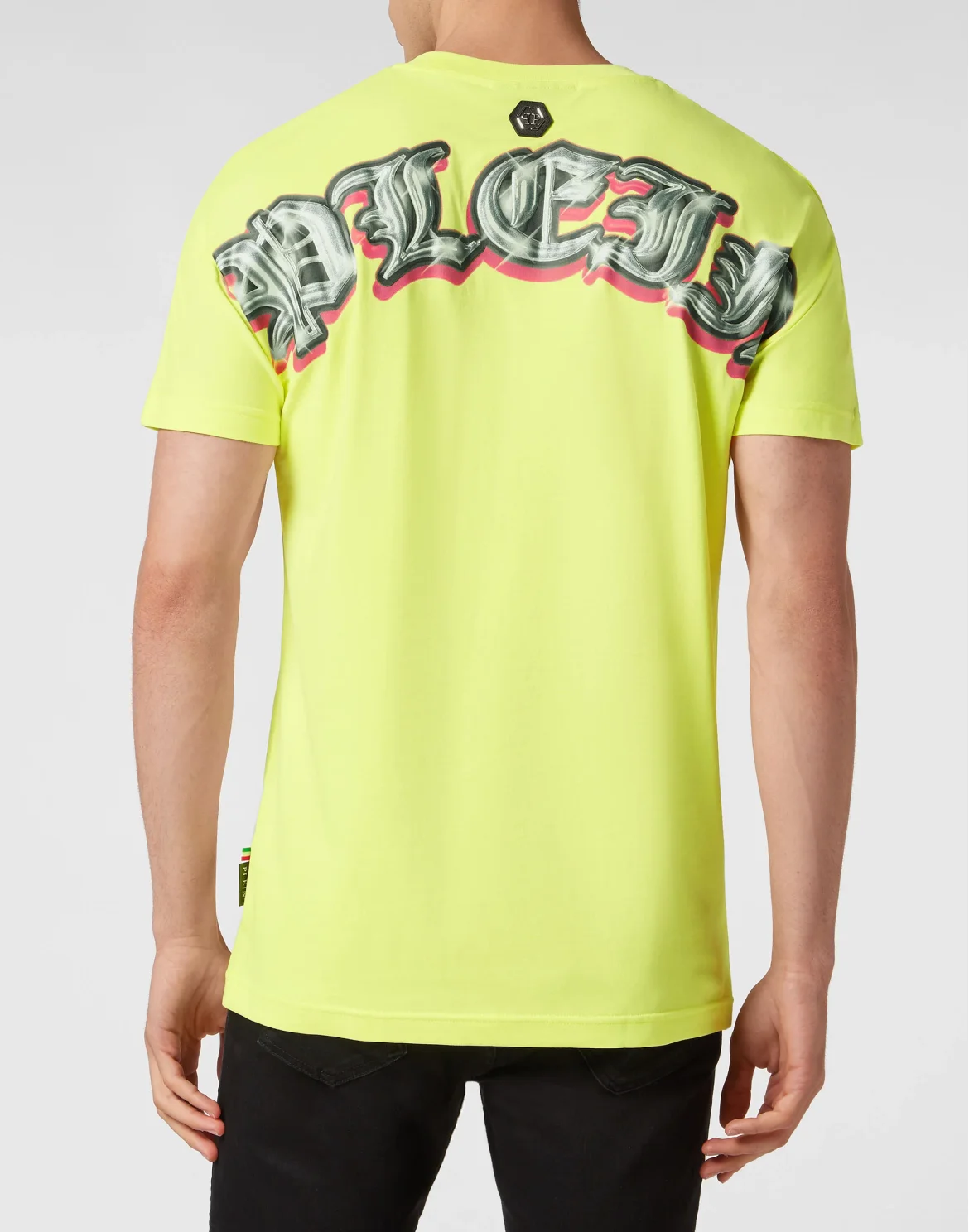 T-shirt Round Neck SS Gothic Plein, цвет: Желтый