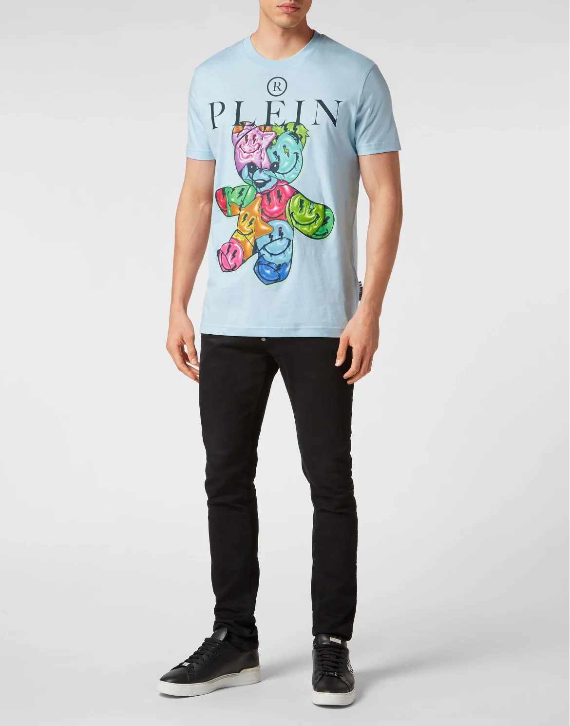 T-shirt Round Neck SS Smile, цвет: Голубой