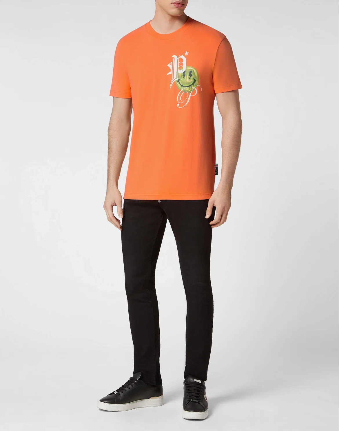 T-shirt Round Neck SS Smile, цвет: Оранжевый