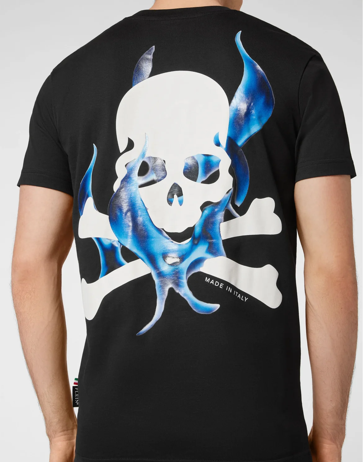 T-shirt Round Neck SS Flame Logos, цвет: Черный