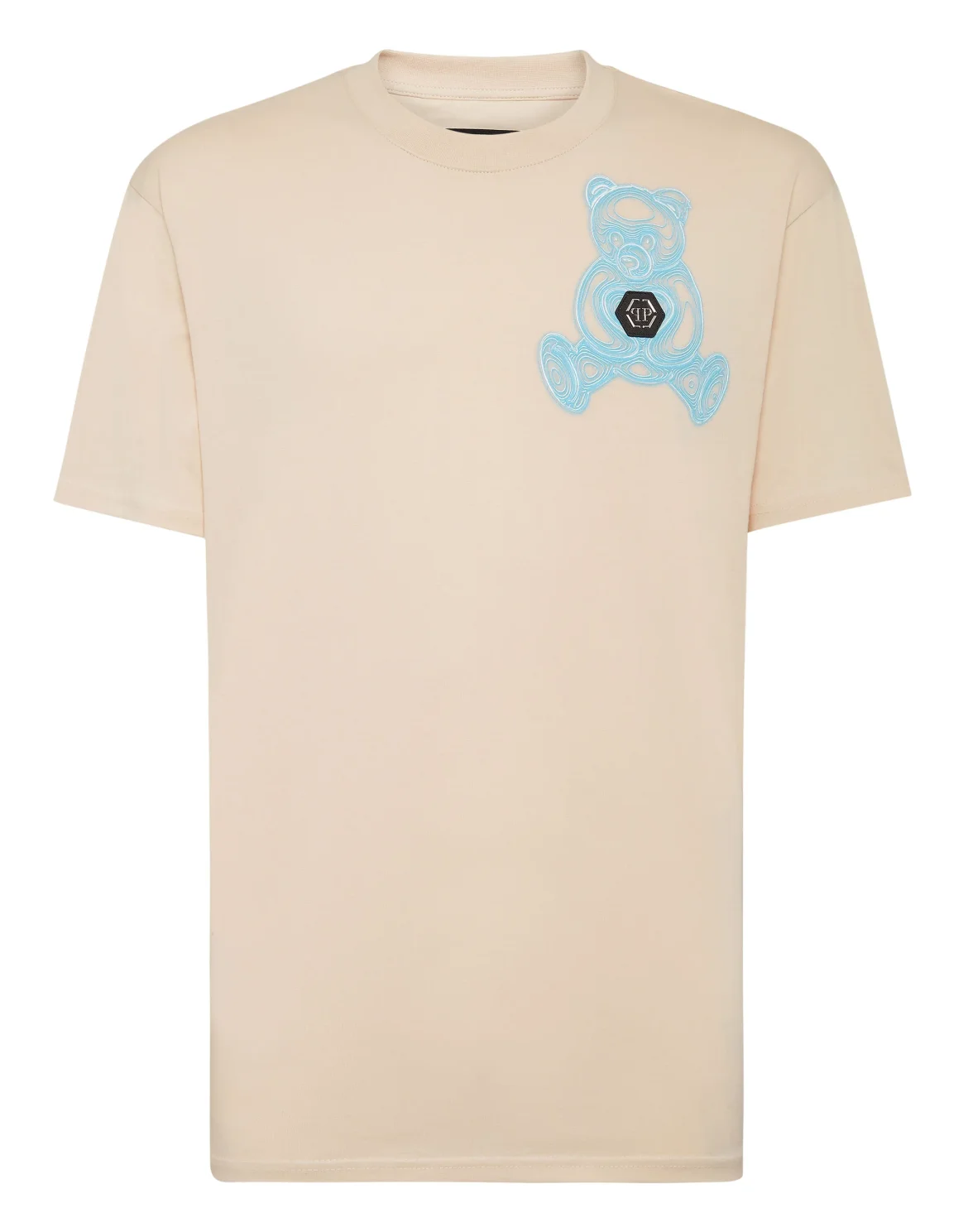 T-shirt Round Neck SS Teddy Bear, цвет: Бежевый