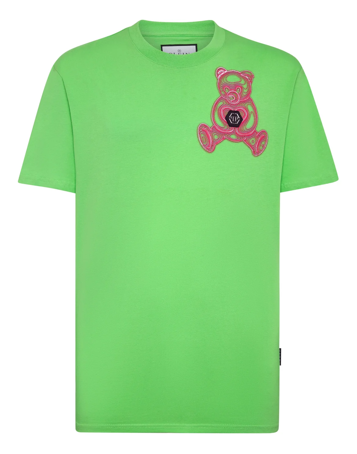 T-shirt Round Neck SS Teddy Bear, цвет: Зеленый
