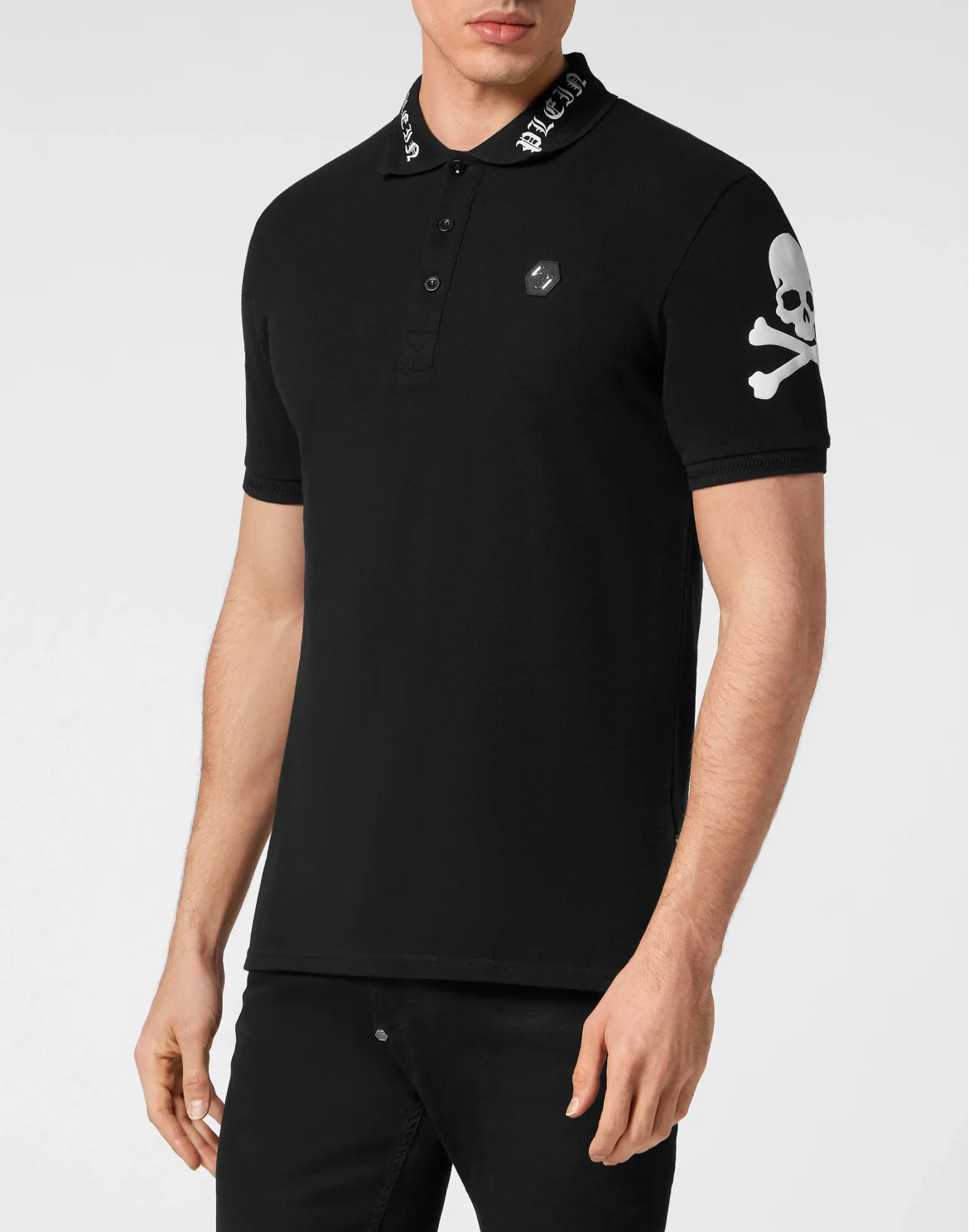 Polo shirt SS Skull&Bones, цвет: Черный