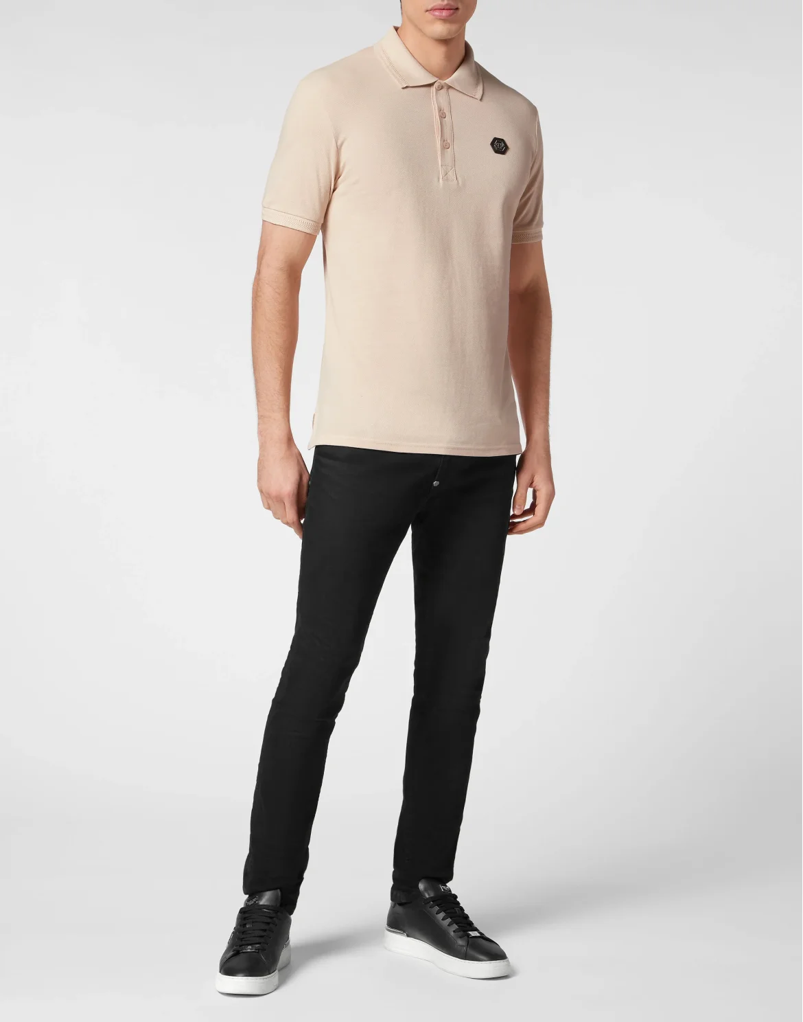 Polo shirt SS Hexagon, цвет: Бежевый