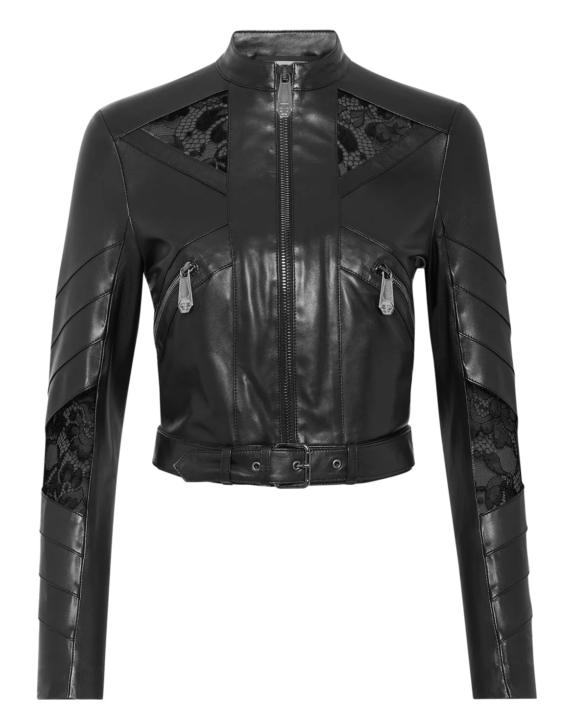 Leather Fitted Biker Lace, цвет: Черный