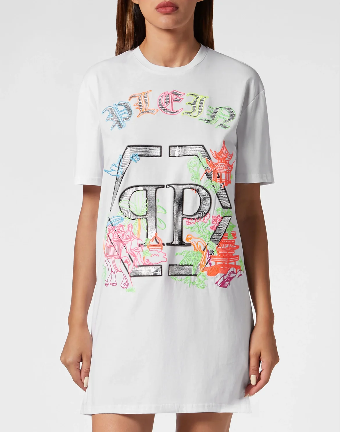 T-shirt Short Dresses, цвет: Белый