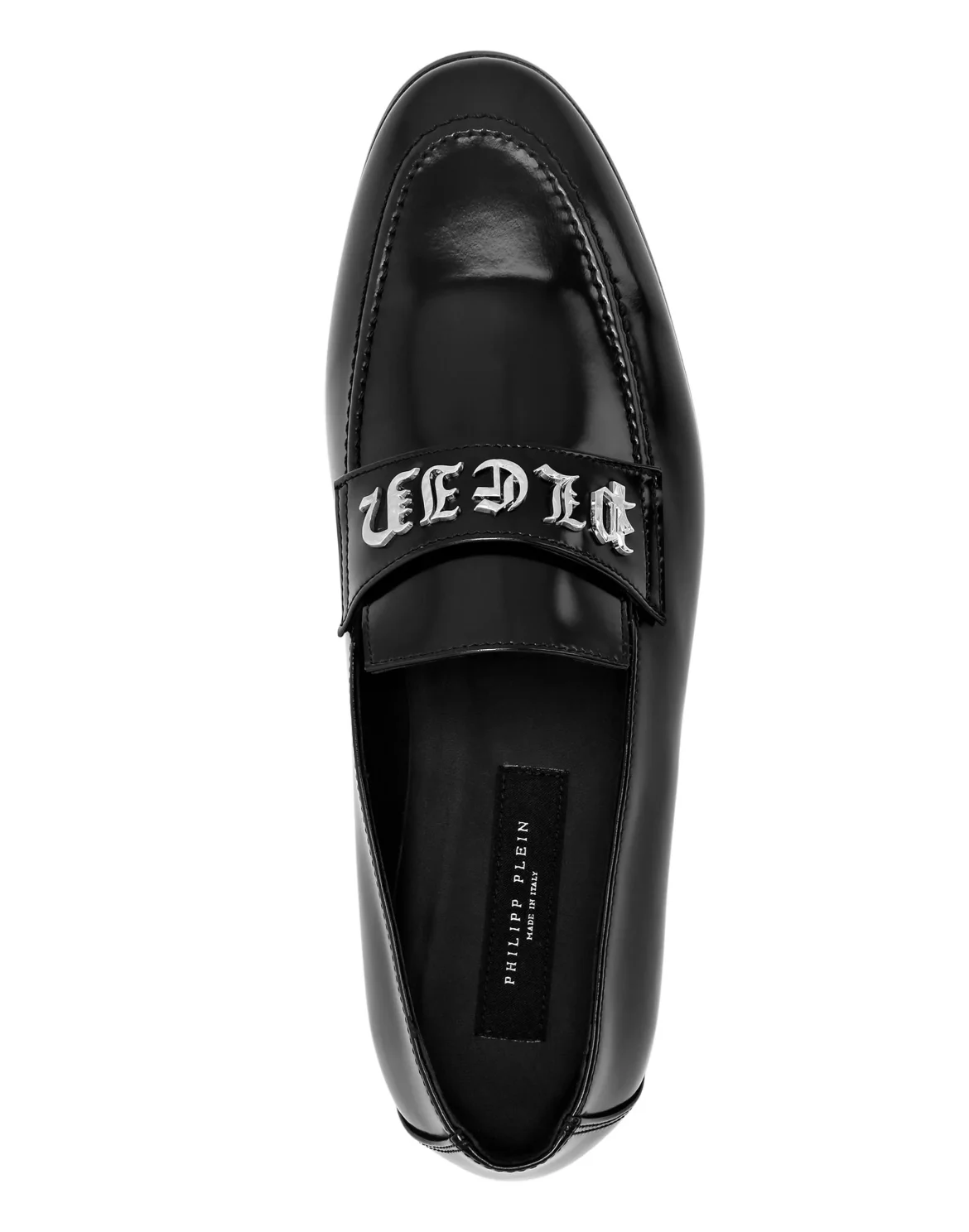 Leather Moccasin Gothic Plein, цвет: Черный