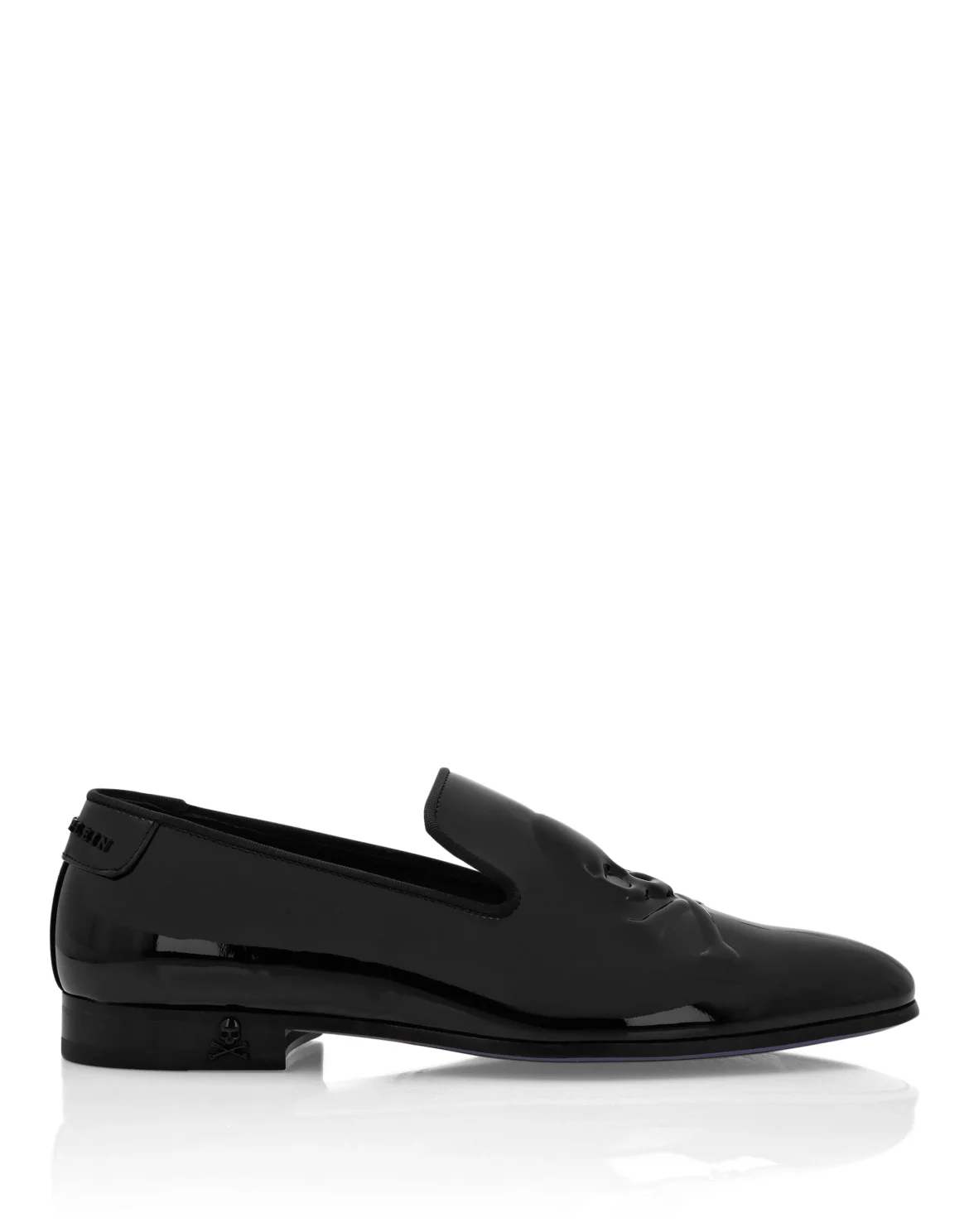 Patent Leather Loafers Skull&Bones, цвет: Черный
