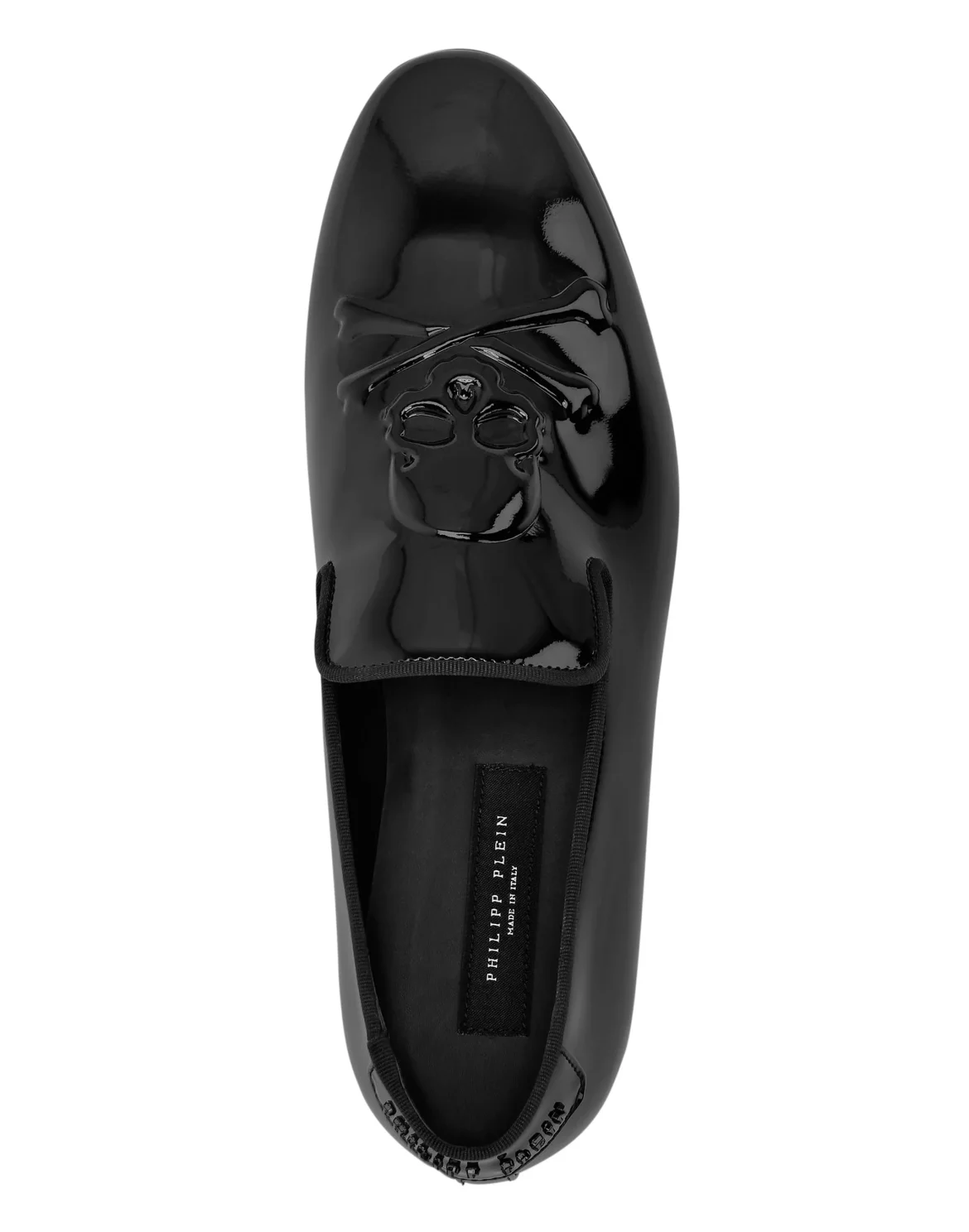 Patent Leather Loafers Skull&Bones, цвет: Черный