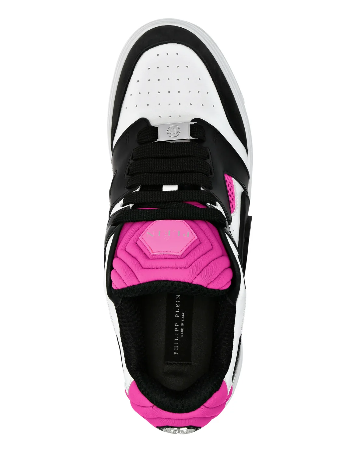 Mix Leather Lo-Top Sneakers, цвет: Розовый