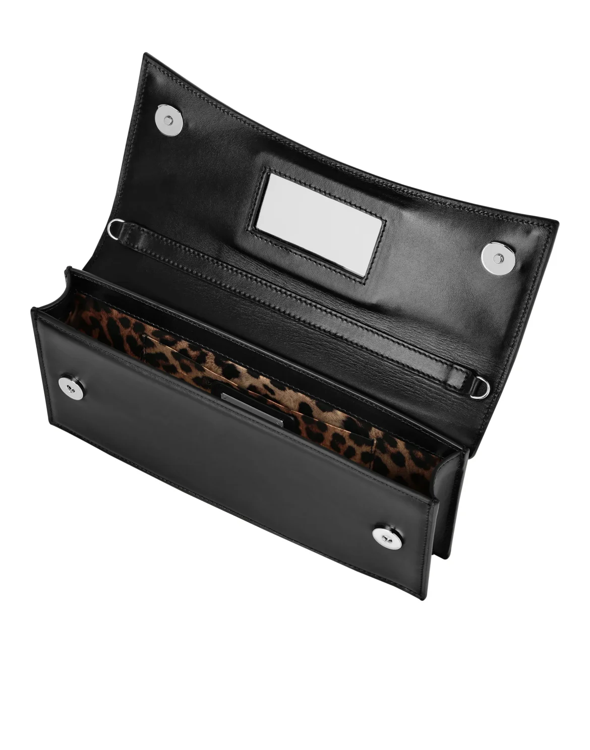Nappa Leather Baguette Gothic Plein, цвет: Черный