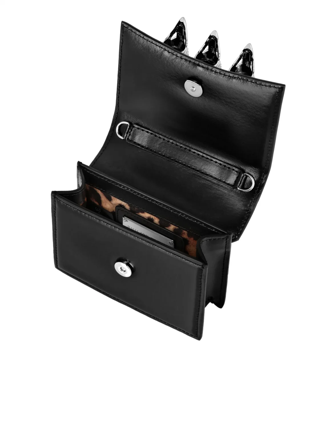 Leather Mini Clutch, цвет: Черный