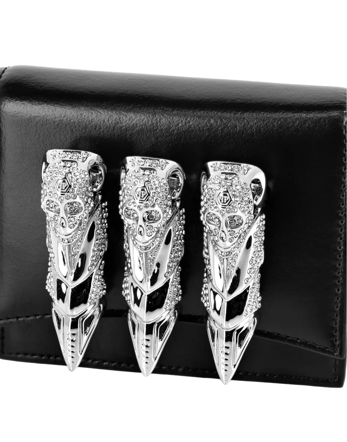 Leather Mini Clutch, цвет: Черный