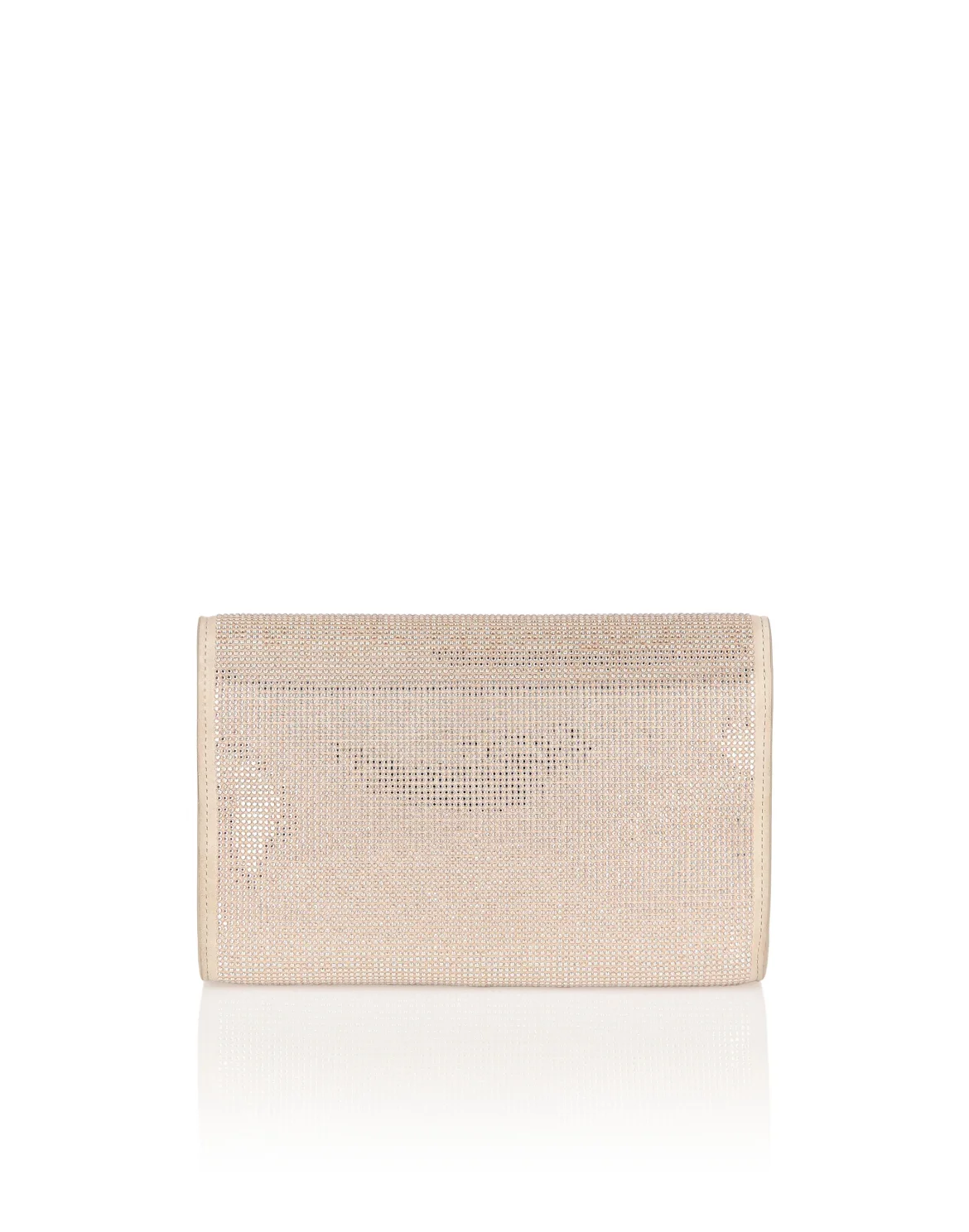 Suede/Strass Clutch, цвет: Бежевый