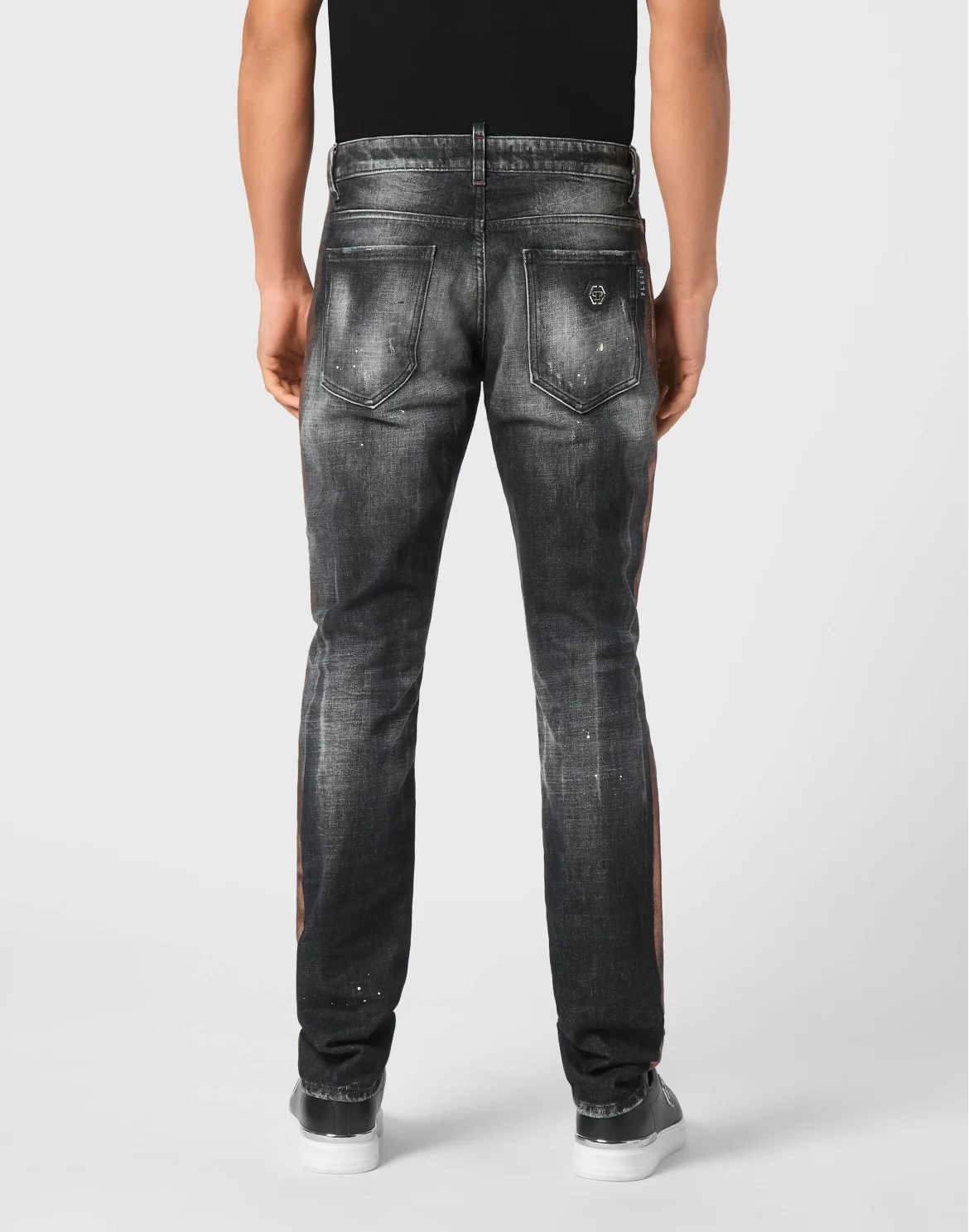 Super Straight Cut Trousers Paisley Bandana, цвет: Серый