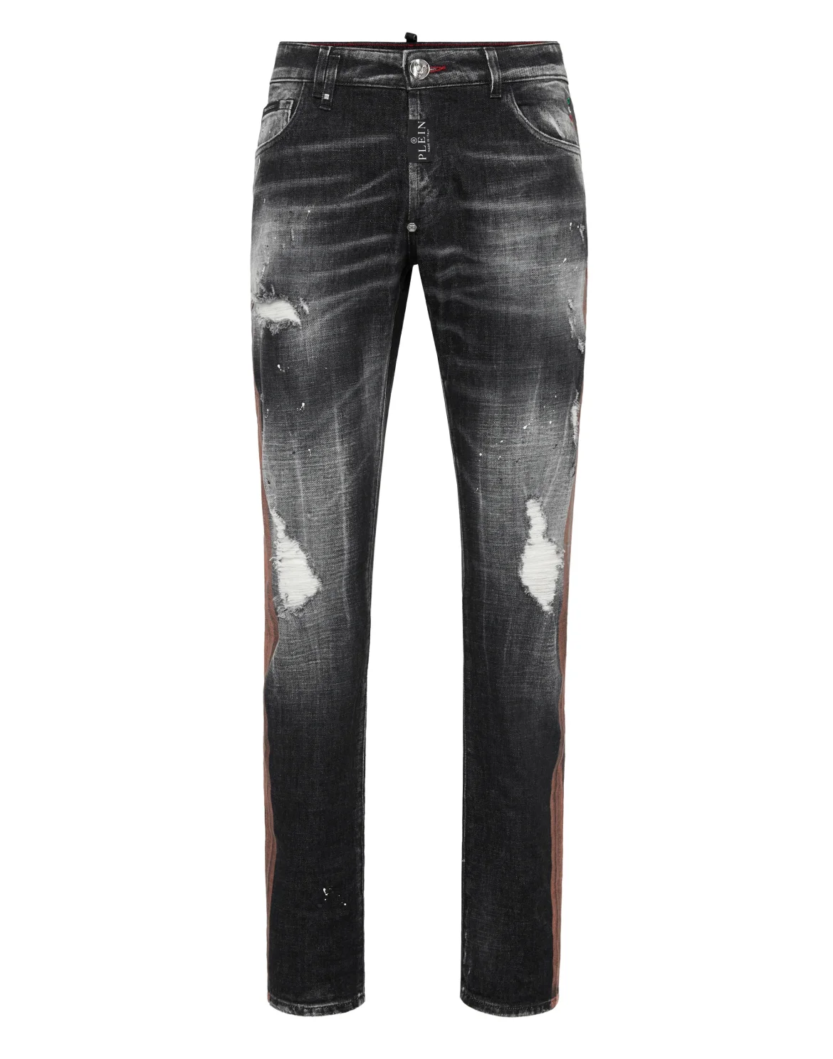 Super Straight Cut Trousers Paisley Bandana, цвет: Серый