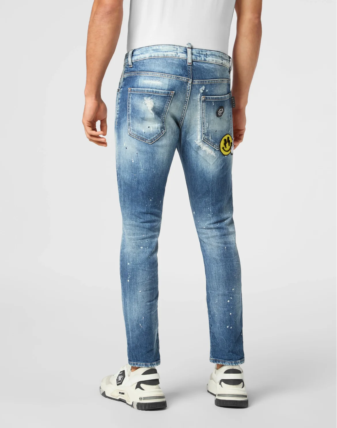 Denim Skinny Trousers Smile, цвет: Голубой