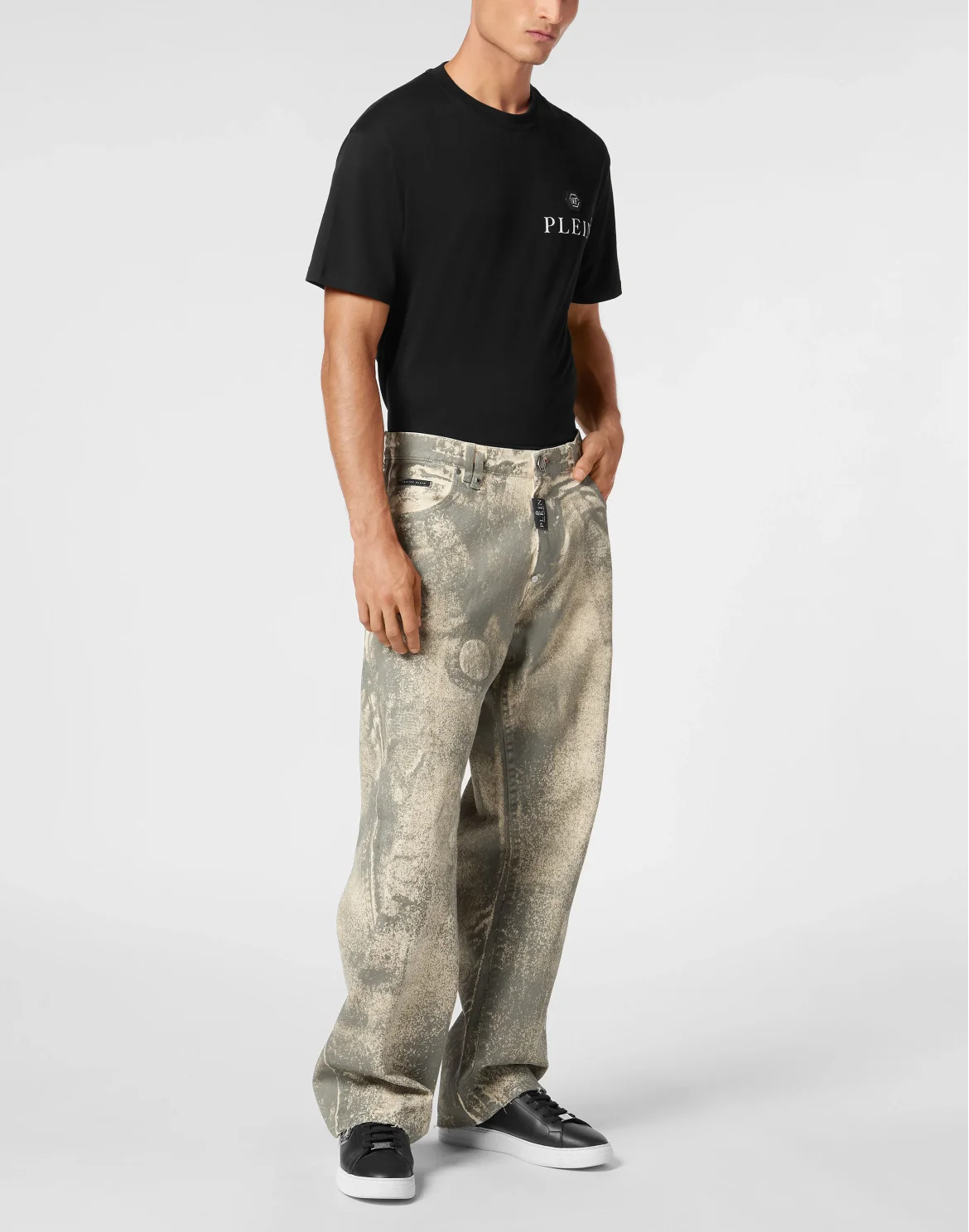 Denim Beach Boy Fit Trousers, цвет: Серый