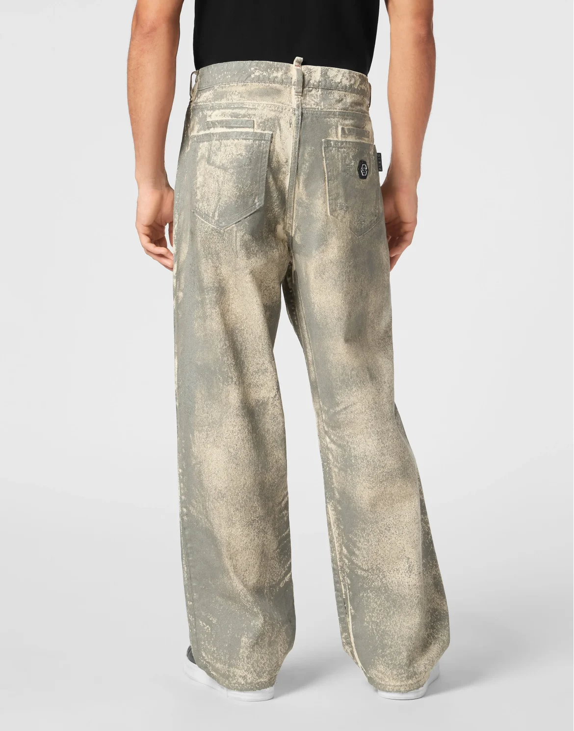 Denim Beach Boy Fit Trousers, цвет: Серый