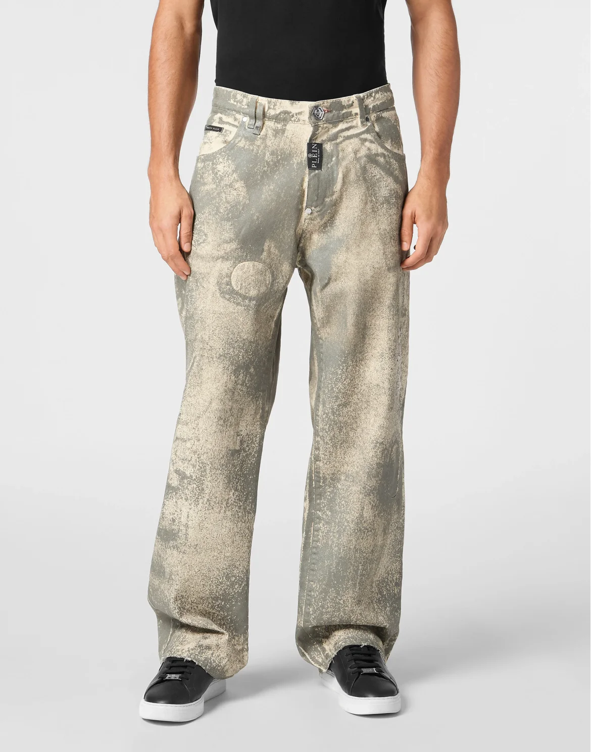 Denim Beach Boy Fit Trousers, цвет: Серый